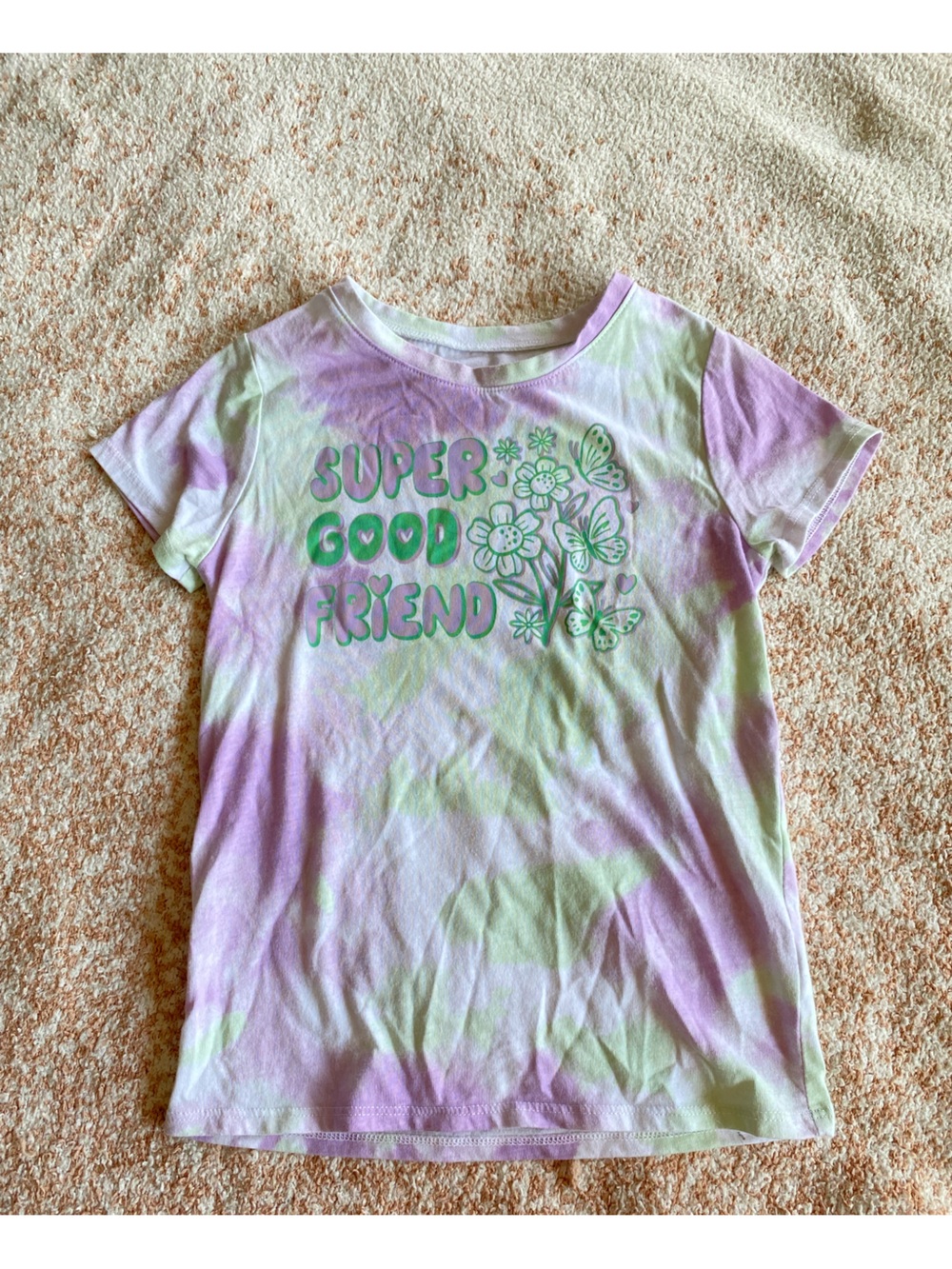 Garanimals Tie-Dye "Super Good Friend" short sleeves Tshirt